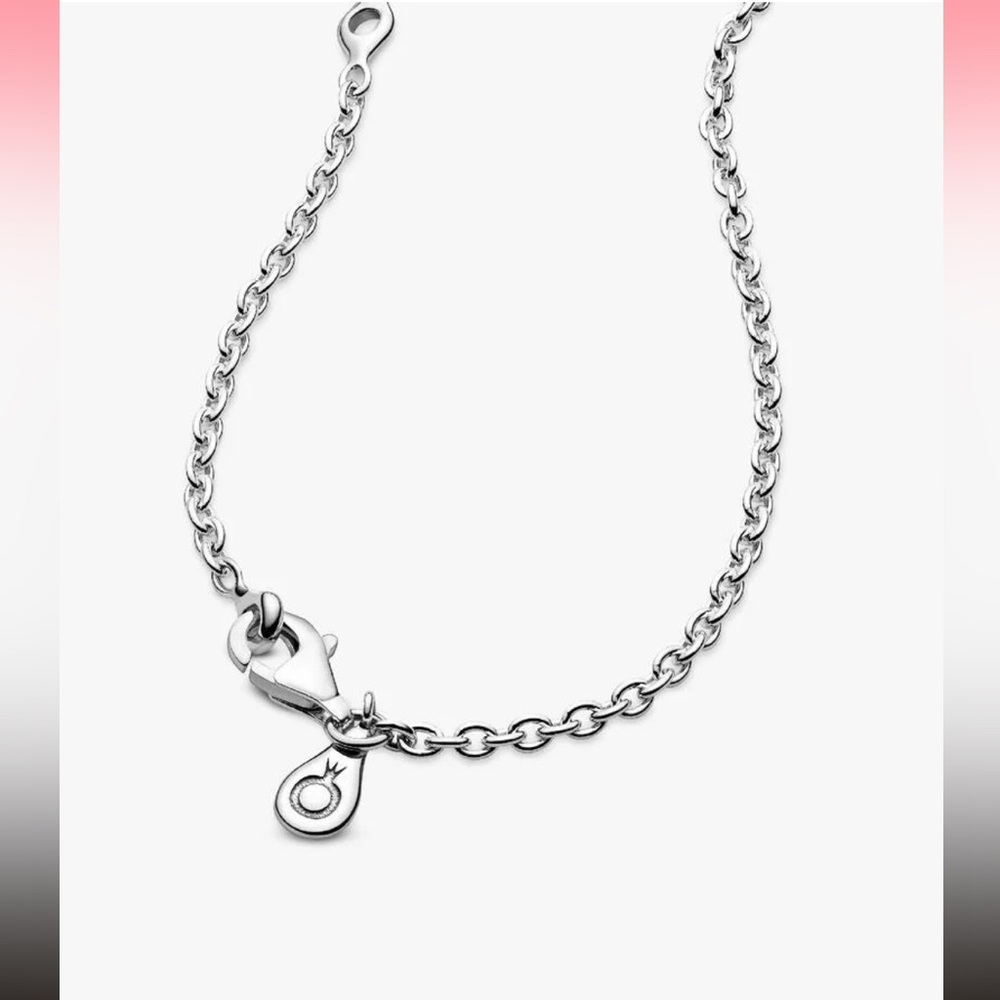 Authentic Pandora Silver Cable Necklace ~ 18” Length